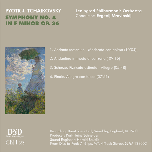 Tchaikovsky Symphony No. 4 in F Minor Op. 36 - Evgenij Mravinskij Leningrad Philharmonia Orchestra